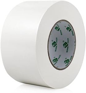 BOMEI PACK White Double Sided Carpet Securing Tape 72mm x 25m Extra Sticky Heavy Duty Double Side Carpet tape Fixing Floor Mats Sports Rug in Place at Home Office Hotel Hall
