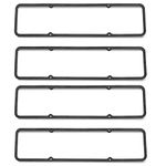 LIMICAR Small Block Chevy Valve Cover Gaskets, SBC Steel Core Rubber Silicone SB Chevy 283 305 327 350 383 400 Valve Gasket 7484BOX (Pack of 4)