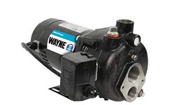 WAYNE CWS50-1/2 HP Cast Iron Convertible Jet Well Pump - Up to 408 Gallons Per Hour - Heavy Duty Jet Well Pump