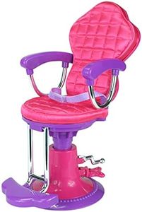 Salon Doll Chair Fit for 18 Inch American Girl Doll | Perfect Salong Chair for Brushing and Styling Doll's Hair