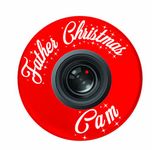 Funky Gifts Father Christmas Cam 58mm Fridge Magnet