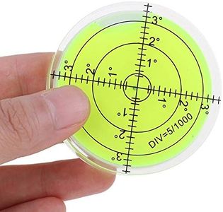 SIZIKJXGHWYI Bubble Spirit Level 60x12mm Degree Marked Surface Circular Level Round Levels Bubble Precision Measuring Layout Tools