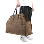 Fireplace Wood Accessory Fireplace Accessories, Log Carrier Firewood Storage Tote Bag Portable Organizer Firewood Carrier Log Tote for Outdoor Log Basket Log Bags