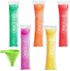 Popsicle Bags, 150 Pack Ice Pop Bags for Kids, 8x2"Disposable Ice Popsicle Mold Bags for Healthy Snacks Sticks, DIY Yogurt Sticks, Juice & Fruit Smoothies with Silicone Funnel Disposable