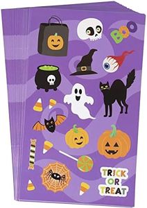 Juvale 720 Pcs Small Halloween Stickers for Trick or Treat Bags, Preschool Halloween Sticker Sheets, Trick-or-Treat Buckets, Party Favors, Decorations, 36 Sheets Halloween Sticker Sheets Bulk Pack