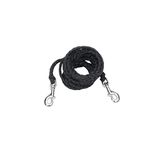 Coastal Pet Poly Big Dog Tie Out - Weather and Tangle Resistant Dog Tie Out Cable - for Large Dogs - Black - 3/8" x 20'