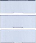 Blank Checks Paper Stock-Checks 3 On A Page-100 Per Pack (Blue Diamond)