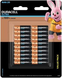 Duracell Ultra AAA 20 Pack Batteries