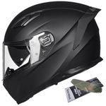 ILM Snowmobile Motorcycle Helmets Full Face with Anti-Fog Pinlock for Cascos para Motos Mens Women Heated Shield Optional DOT Model-129