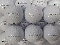 24 TaylorMade Project A Golf Balls - Pearl / Grade A Lake Balls