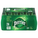 Perrier Carbonated Natural Spring Sparkling Water, Original, 500mL Plastic Bottle, 24 Bottles Total - PACKAGING MAY VARY