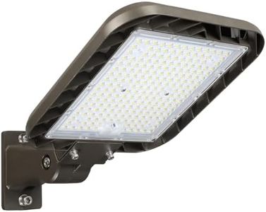 DEMILARE LED Parking Lot Light 150W Adjustable Arm Mount, 22500LM Quick Installation Dusk to Dawn Street Area Lighting, 5000K IP65 Waterproof Commercial Lights for Parking Lot, Gym, Driveways