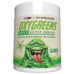 EHP Labs x Ghostbusters OxyGreens Super Greens Powder - Spirulina & Chlorella Superfood, Green Juice Powder & Greens Supplements, Prebiotic Fibre, Antioxidants & Immunity Support, 30 Serves (Slimer)