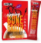 LonoLife Grass Fed Beef Bone Broth 10g Protein - 4 Count Stick Packs, 0.13 lb