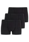 Jockey® Cotton+ Trunk 3-Pack, Black, M