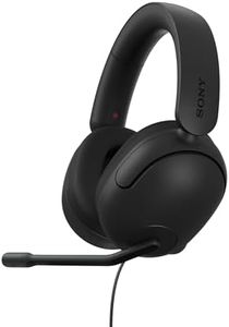 Sony INZONE H3, MDR-G300 Wired Gaming Headset, Over-Ear Headphones with 360 Spatial Sound, USB Wired Over-Ear Professional + USB Connector, flip to Mute mic, App Support & PC Compatible (Black)