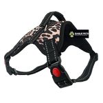 Eagle Pets No-Pull Reflective Dog Harness Walk Your Pup Stress-Free Stay Visible and in Control with Our Reflective No-Pull Dog Harness (Medium, Leopard Design)