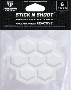 Triumph Systems Stick N Shoot Adhesive Bleeding Targets, 6 Count