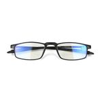 Blue Cut Reading Glasses for men and women +1 +1.25 +1.5 +1.75 +2 +2.25 +2.5 +2.75 +3 Full-Rim TR90 Frame With Clear CR39 Power Lens | TR1930 (+1.25)