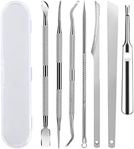 7-Pack Ingrown Toenail Tool, Ingrown Toenail File and Ingrown Toenail Lifters, Professional Surgical Safe Nail Treatment Pedicure Tool Kit Under Nail Cleaner Tools Pain Relief