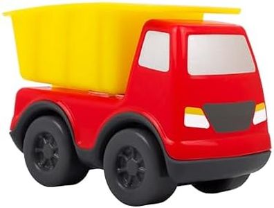 Funskool Giggles, Mini Vehicles Dump Truck, Multicolour Push and Go Construction Vehicle, Develops Motor Skills, 12 Months & above, Infant and Preschool Toys