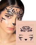 Tiger Face Jewels ✮ Mercy London Cat Costume Accessories Face Gems Jewels All In One Halloween Headpiece Stick On