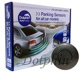 Dolphin Automotive DPS400 Reverse Parking Sensors Auto Express Award Winning 4 Ultrasonic Sensors Kit Audio Alert System Matt & Gloss Black +30 More Colours (Iron Grey)