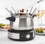 Trudeau Nordic 3-in-1 Electric Fondue Set for Cheese, Meat and Chocolate Fondues