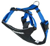 Neewa Dog Running Harness, Dog Hiking Harness (Medium, Blue), Reflective Dog Harness, Dog Mushing Harness, Pitbull Harness, Husky Harness