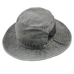 Zacharias Men's Cotton Sun Outdoor Travel Round Hat hd-257 (Grey_Free Size_Pack of 1)