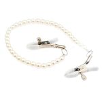 Pearl Body Chain Pearl Nipple Clamps for Women Non Piercing Nipple Clamps With Chain Necklace Adjustable Pressure Body Jewelry for Women