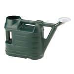 ANGIX 6.5L Watering Can with Sprinkler Head for Indoor or Outdoor Gardening with Double Handles | 6.5L Plastic Plant Watering Can for Houseplant Mini Watering Can - Green (6.5 Ltr)