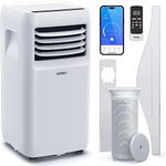 Orkan 9,000 BTU 5-In-1 Portable Air Conditioner | Smart Home WiFi Enabled | 24-Hour Timer | Class A Energy Efficiency Rating | Remote Control & Dual Window Venting Kit | For Home & Office
