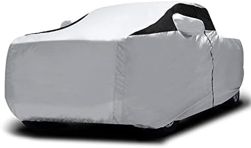 Titan Premium Multi-Layer PEVA Car Cover for Large Pick-up Trucks 213-234”. Waterproof, UV Protection, Anti-Scratch Protective Lining, Driver-Side Zippered Opening. Fits F-150, Silverado and More.