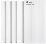 SODOCT 12 Pack Large Acoustic Panels, 47.2" X 23.6" X 0.4" Sound Proof Panels for Walls, High Density Sound Absorbing Panels for Home Studio & Office, White