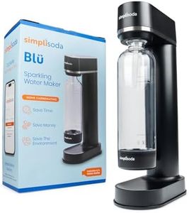 Simpli Soda BLÜ Sparkling Water Maker, Premium Soda Streaming Machine, Carbonated Water Machine and Soda Maker - Black (No CO2 Cylinder Included)