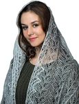 Orenburg Shawl scarf White Wrap Lac