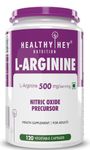 HealthyHey L-Arginine 120 Vegetable Capsules (Pack of 1)