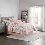 Waverly Comforter Set, Polyester, Coral, King