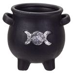 Triple Moon Cauldron Planter Pot