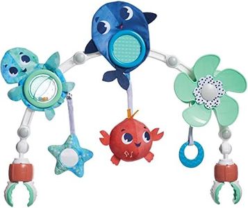 Tiny Love Il mondo sottomarino Arco Gioco Passeggino con Clip Aggancio Universale, compatibile con passeggini, culle e ovetti, Gioco Educativo per bambini, collezione Treasure the Ocean