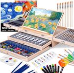 Art Set 85 Piece with Built-in Wood