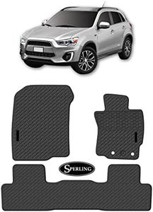 Sperling Custom Moulded Front & Rear Rubber Car Floor Mats Compatible with Mitsubishi ASX XA XB XC SUV 2010-2019