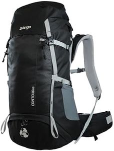 Vango Contour 65L Backpack | Duke of Edinburgh Recommended Kit | Eco-Friendly Lightweight Adjustable Rucksack Daypack with Waterproof Rain Cover For Travelling, Camping, Walking, Hiking & Outdoor Use