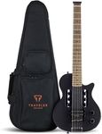 Traveler Guitar EG-1 Blackout 6 String Solid-Body Electric Guitar, Matte Black