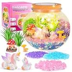 Unicorn Toys for Girls - Light Up Unicorn Terrarium Kit for Kids - Unicorns Gifts for Girls - Make Your Own Unicorn Night Light Birthday Unicorn Toys, Arts & Crafts Kits, Girl Gifts For 5 Year Old Girl & Ages 6 7 8-10