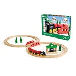 BRIO Classic Figure of 8 Wooden Railway Train Set - Toddler Toys for Kids 2 Years Up