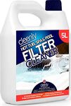 Cleenly Powerful Hot Tub Filter Cleaner Solution - for Hot Tub, Pool and Spa - Destroys, Oil, Grease, Minerals (5 Litres)