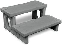 vidaXL Durable Spa Steps in Grey - 