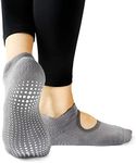 LA ACTIVE Non Slip Yoga Grip Socks - Barre Ballet Pilates Athletic Socks for Men and Women